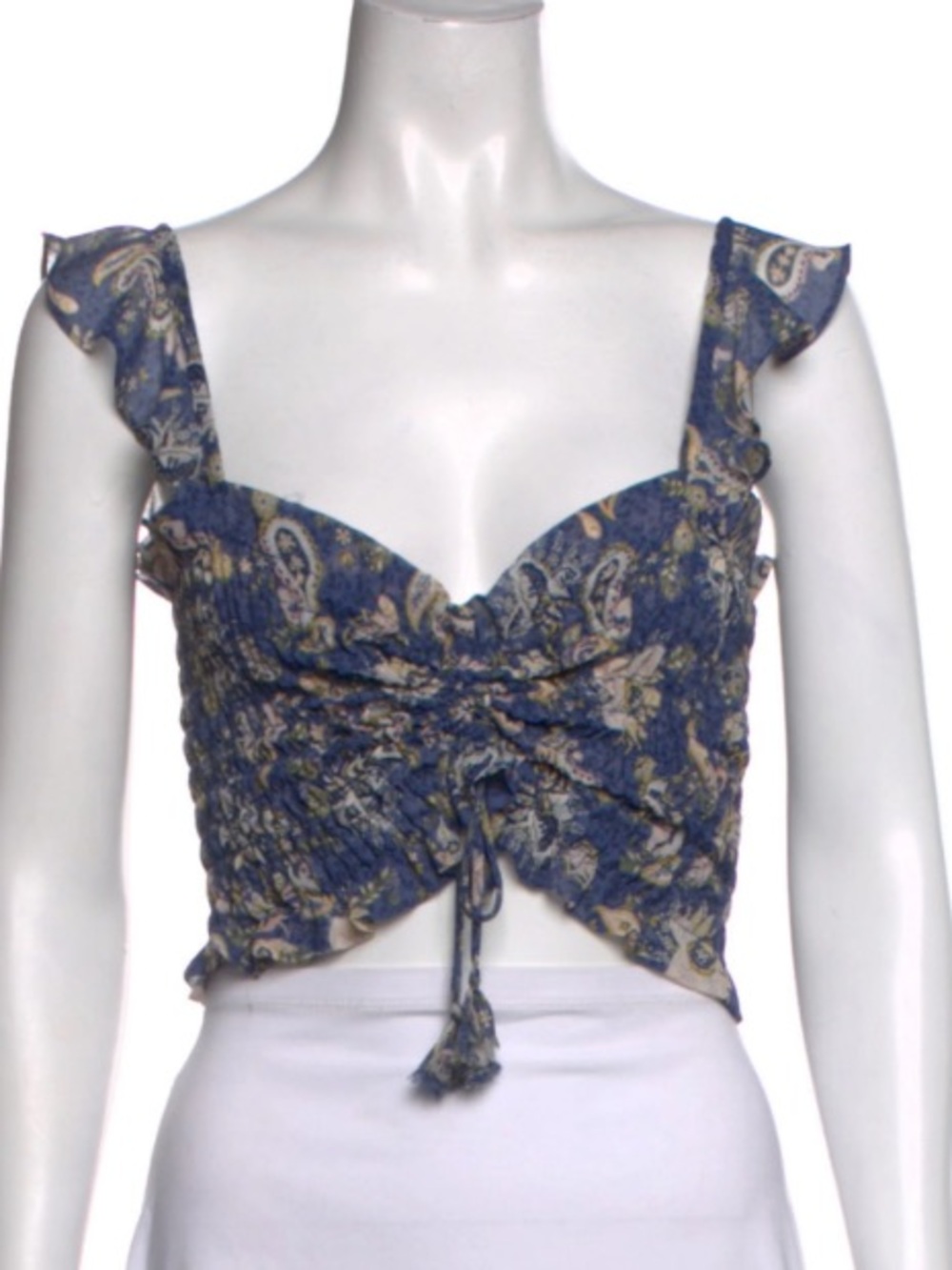 MISA Smocked Ruffle Top